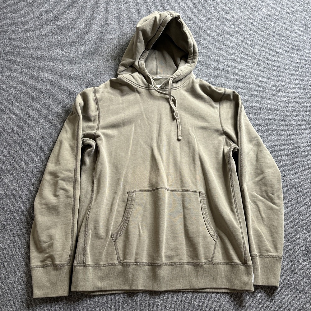 Reigning Champ Hoodie Sweatshirt Men's Size Large Sage Green Pockets